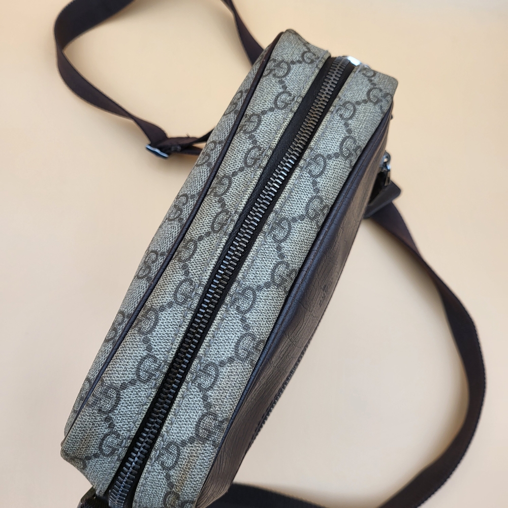 Gucci GG Supreme Camera Crossbody Shoulder Bag, Authentic w/COA.. - Picture 6 of 14